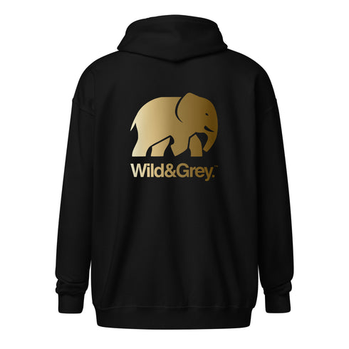 Elephant Conservation - Full Zip Womens Hoodie